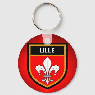 Lille Flag Keychain