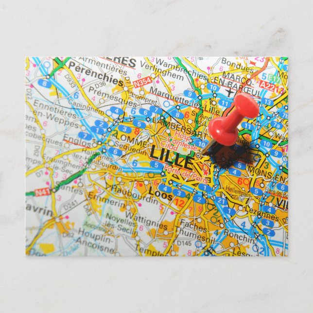 Lille, France Postcard (Front)