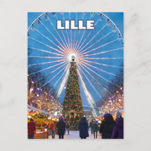 Lille’s Festive Glow: A Magical Christmas Market Postcard