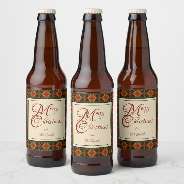 Lillian Christmas Beer Bottle Label (Bottles)