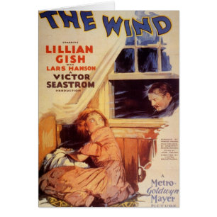 Lillian Gish l'affiche de film de vent