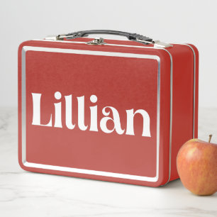 Lillian Metal Lunch Box