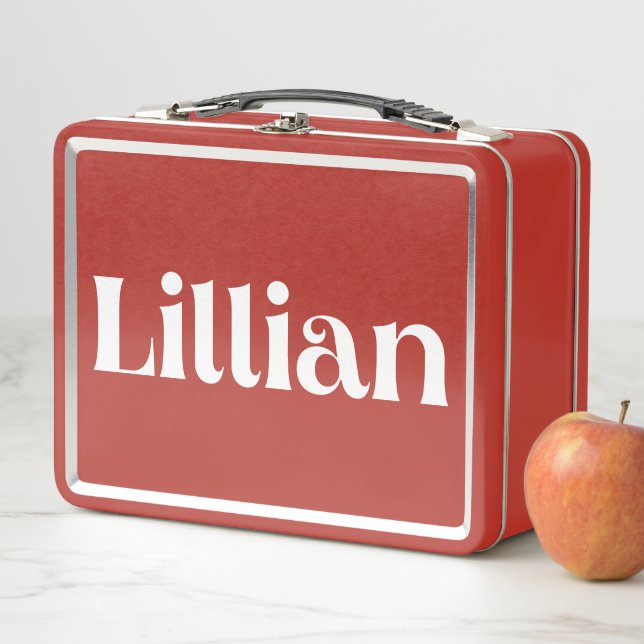 Lillian Metal Lunch Box (In Situ)