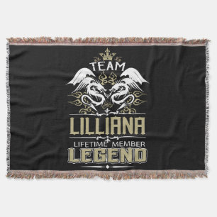 Lilliana Lilliana Dragon Lifetime Member Legend Throw Blanket