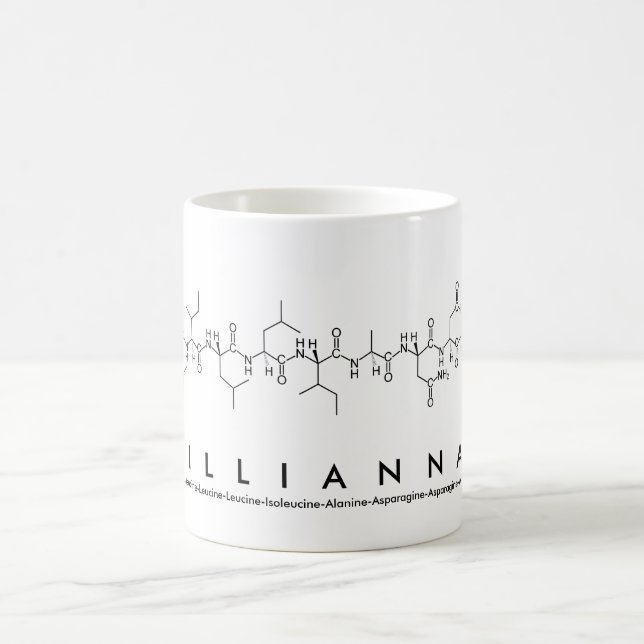 Lillianna peptide name mug (Center)
