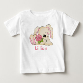 Lillian's Personalized Bunny Baby T-Shirt