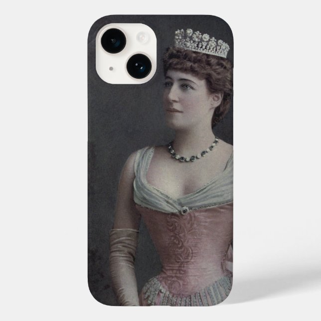 Lillie Langtry, Edwardian Actress and Beauty Case-Mate iPhone Case (Back)