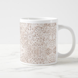 Lillien's Antique Crochet Snowflakes Porcelain Cup