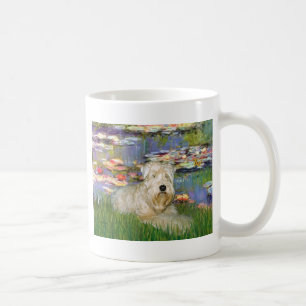 Lillies 2 - Wheaten Terrier 1 Coffee Mug