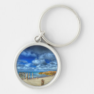 Lillies Beach   Wybalena, Flinders Island Keychain