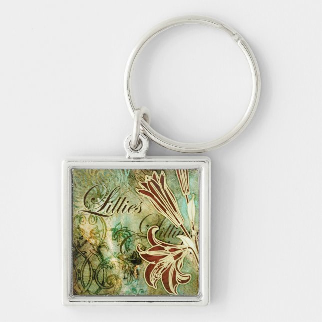 Lillies Keychain (Front)