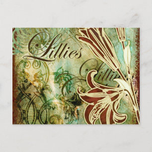 Lillies Postcard