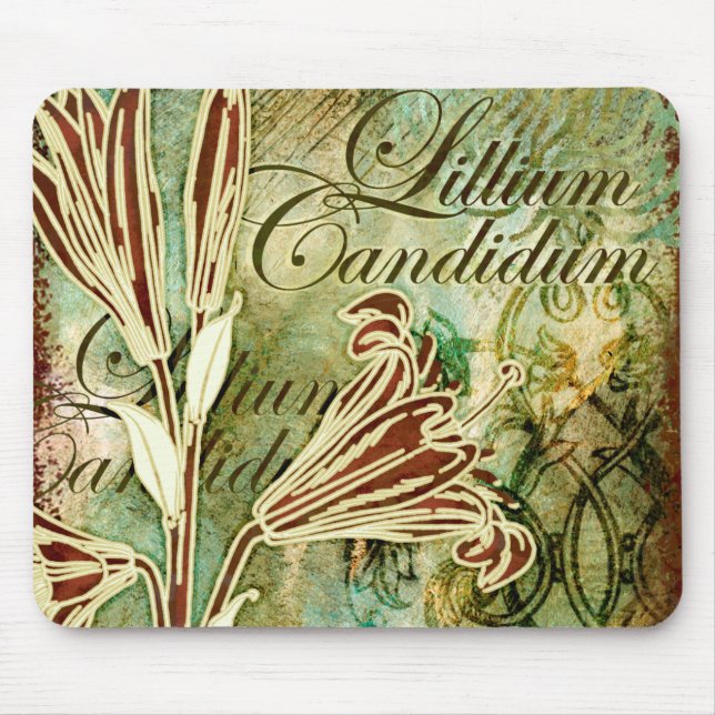 Lillium Candidum Mouse Pad (Front)