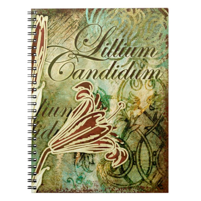 Lillium Candidum Notebook (Front)