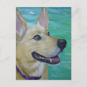 Lilly by a River Postcard