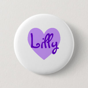 Lilly in Purple 2 Inch Round Button