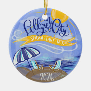 Lilly in the City - Spring Lake, NJ - Ornament