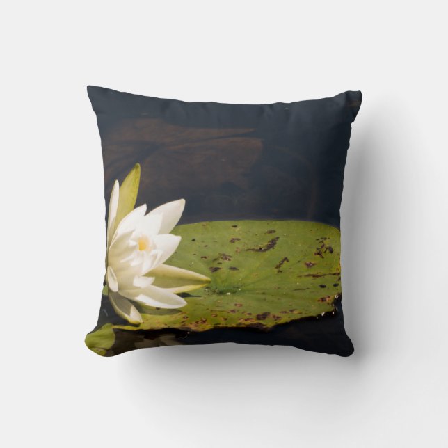 Lilly Pad Throw Pillow (Front)