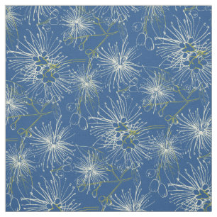 Lilly pilly botanical sketched repeat pattern fabric