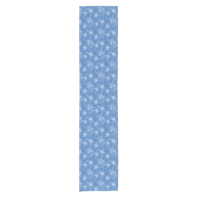 Lilly-pilly Syzygium floral blue table runner (Front)