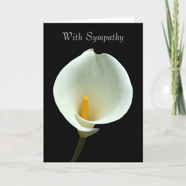 Lilly Sympathy Card (Front)