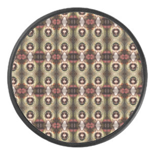 Lilly whimsical mushroom fairy hockey puck
