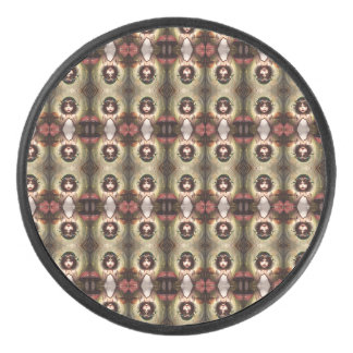 Lilly whimsical mushroom fairy hockey puck