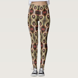 Lilly whimsical mushroom fairy leggings