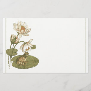 Lillypad and Frog Stationery