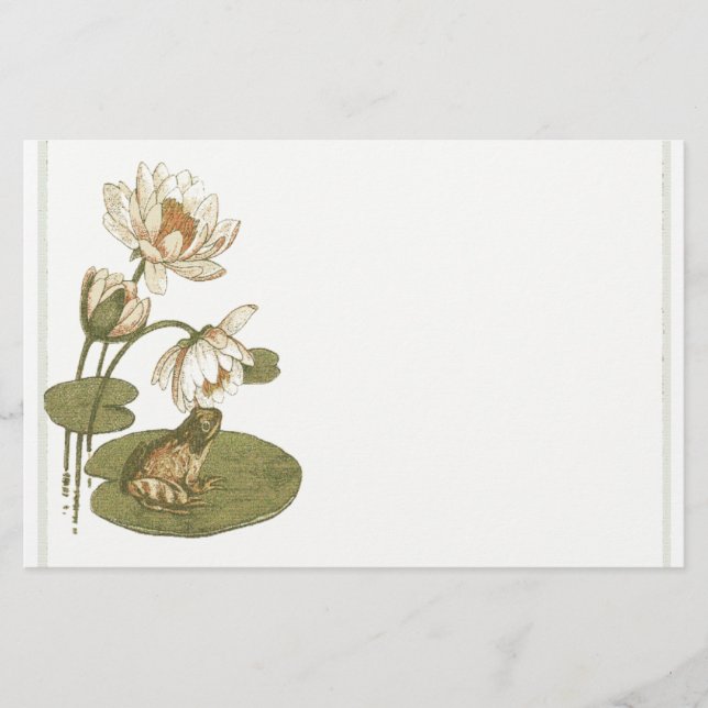 Lillypad et papeterie de grenouille (Devant)