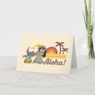 Lilo and Stitch   Aloha Card