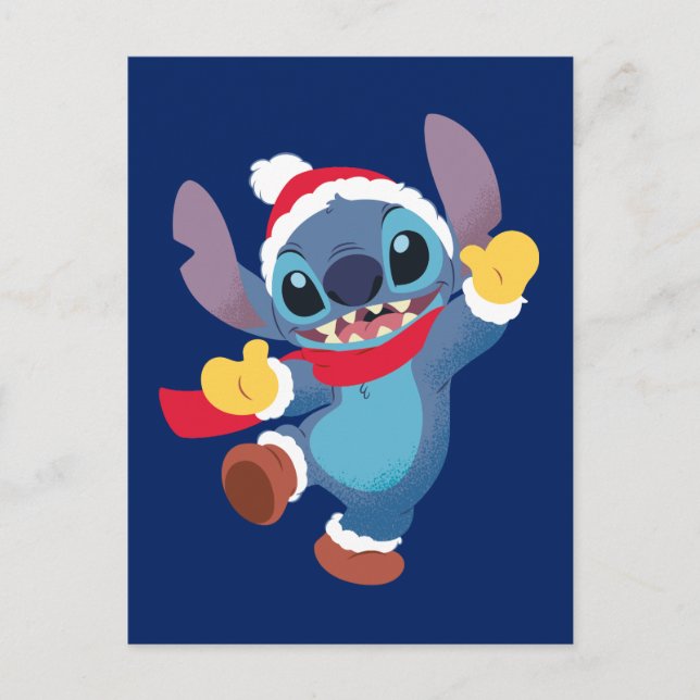 Lilo and Stitch | Happy Holidays Dance Postcard (Front)