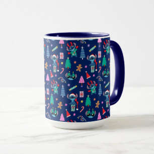 Lilo and Stitch   Stitch Holiday Pattern Mug