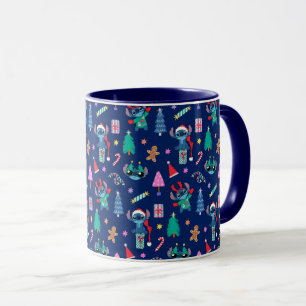 Lilo and Stitch   Stitch Holiday Pattern Mug