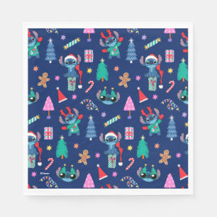 Lilo and Stitch   Stitch Holiday Pattern Napkin