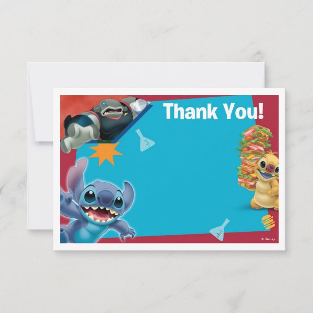Lilo and Stitch Thank You Cards (Front)