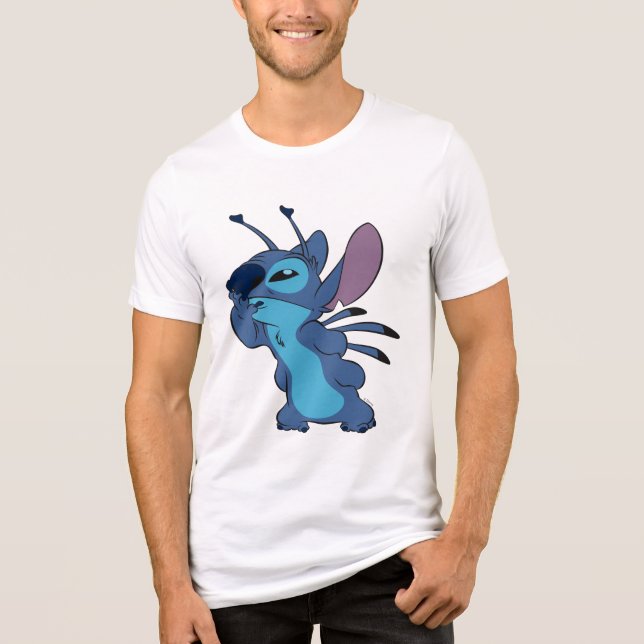 Lilo and Stitch's Stitch Tri-Blend Shirt (Front)