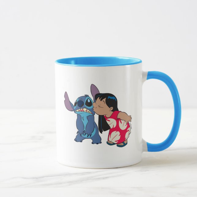 Lilo kisses Stitch Mug (Right)