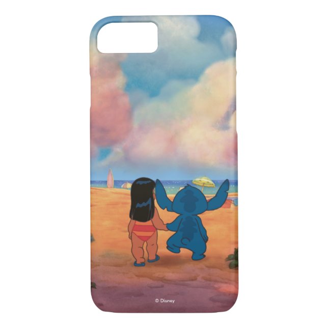 Lilo & Stich |Lilo & Stitch At The Beach Case-Mate iPhone Case (Back)