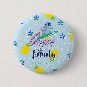 Lilo & Stich Ohana Means Family 2 Inch Round Button