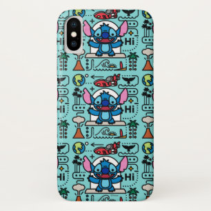 Lilo & Stich   Stitch Emoji iPhone X Case
