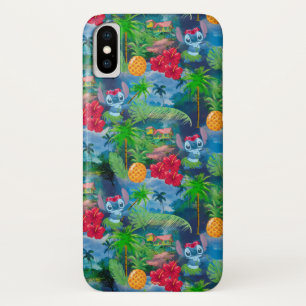 Lilo & Stich Stitch Pattern iPhone X Case