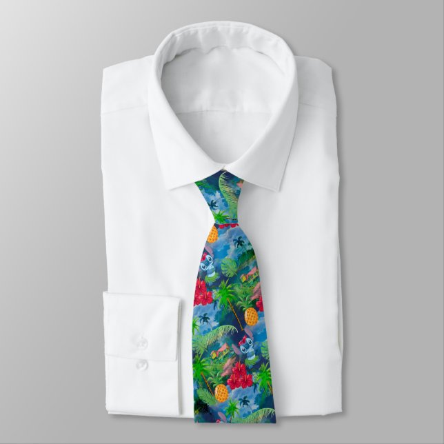 Lilo & Stich | Stitch Pattern Tie (Tied)