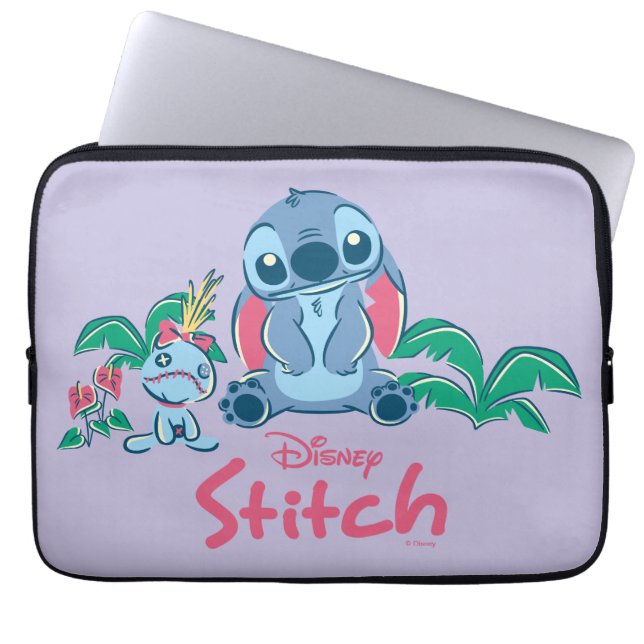 Lilo & Stich | Stitch & Scrump Laptop Sleeve (Front)