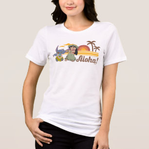 Lilo & Stitch Aloha Vibes Tri-Blend Shirt