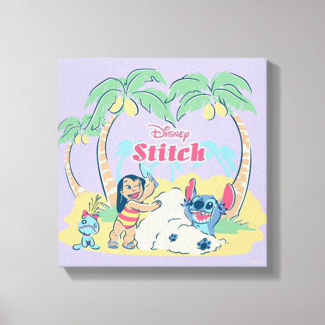 Lilo & Stitch | Come visit the islands! Canvas Print (Front)