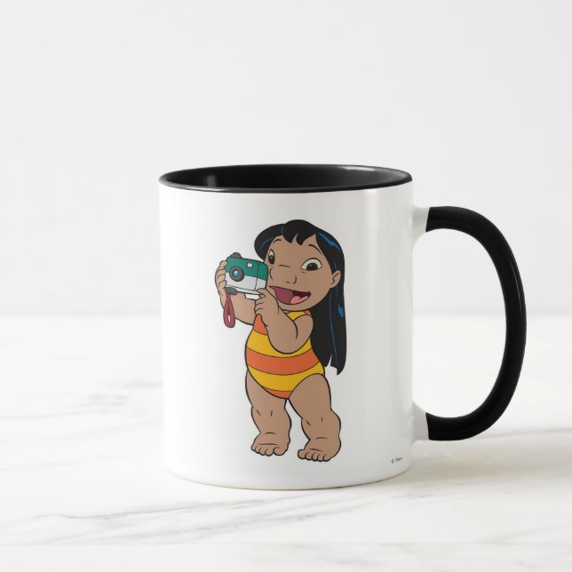 Lilo & Stitch Lilo Taking a Photo Mug (Right)
