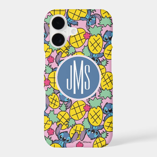 Lilo & Stitch | Monogram Pineapple Pattern (Back)