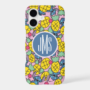 Lilo & Stitch Monogram Pineapple Pattern