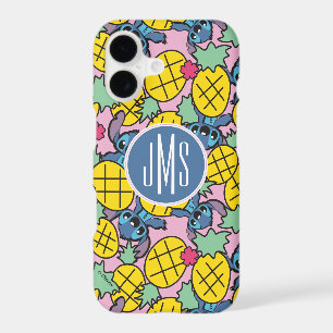Lilo & Stitch Monogram Pineapple Pattern